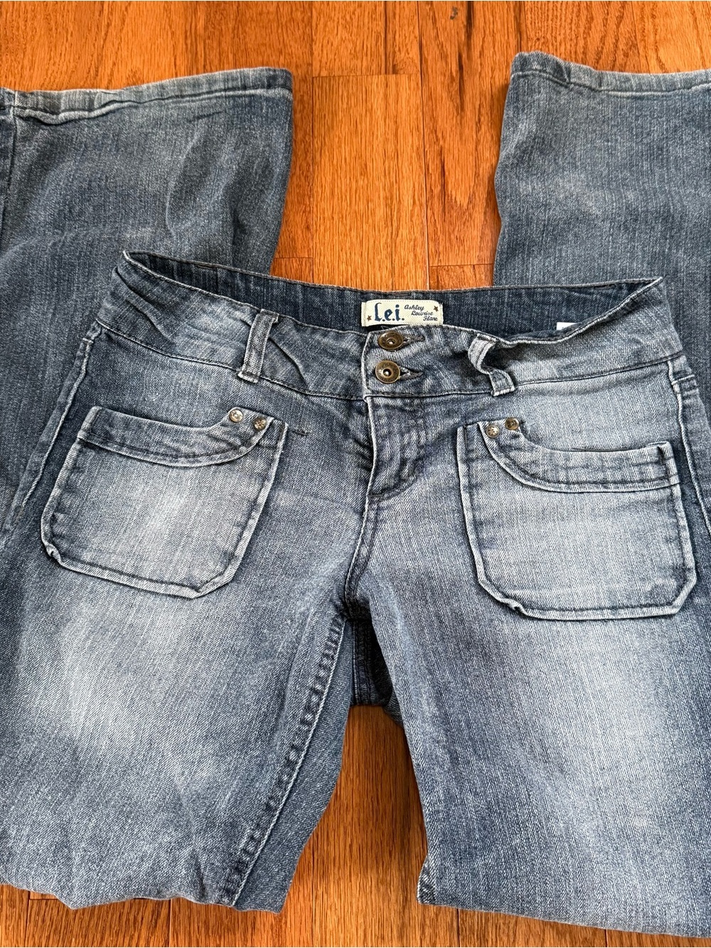 Lei Juniors Vintage Flare Low Rise Jeans
